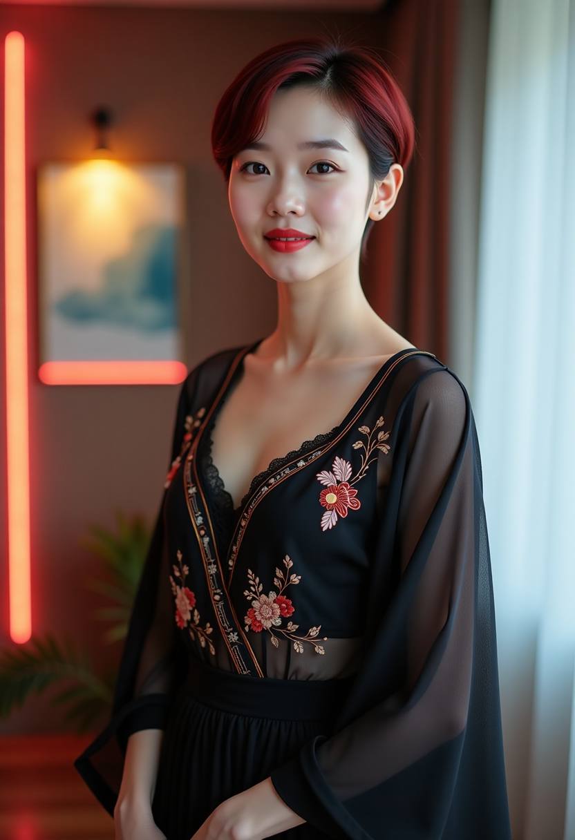 大阪巷弄里的她